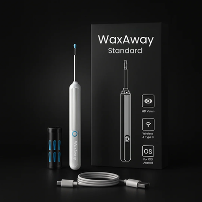 WaxAway™ -Chytré čištění uší s pokročilou technologií