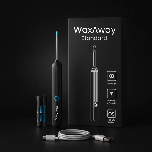 WaxAway™ -Chytré čištění uší s pokročilou technologií